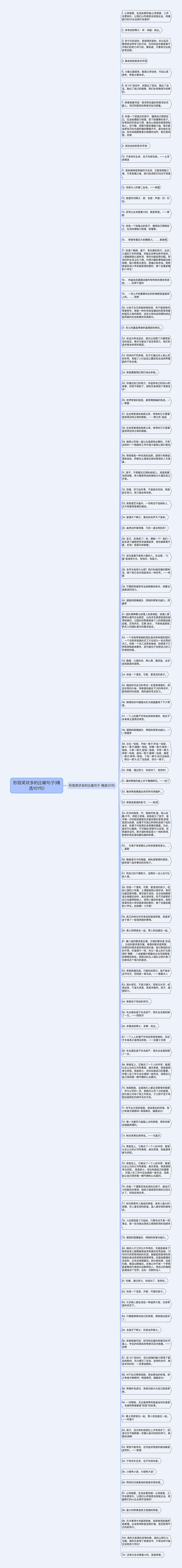 形容奖状多的比喻句子(精选101句)思维导图