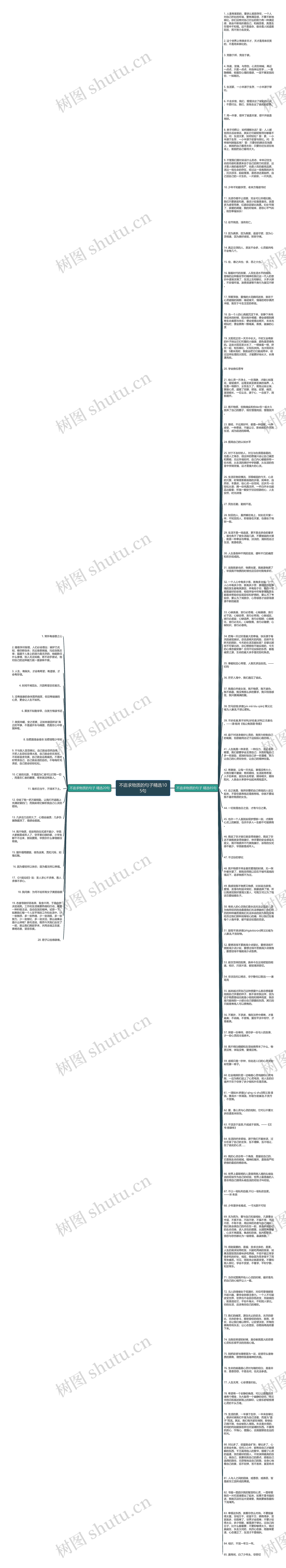 不追求物质的句子精选105句思维导图