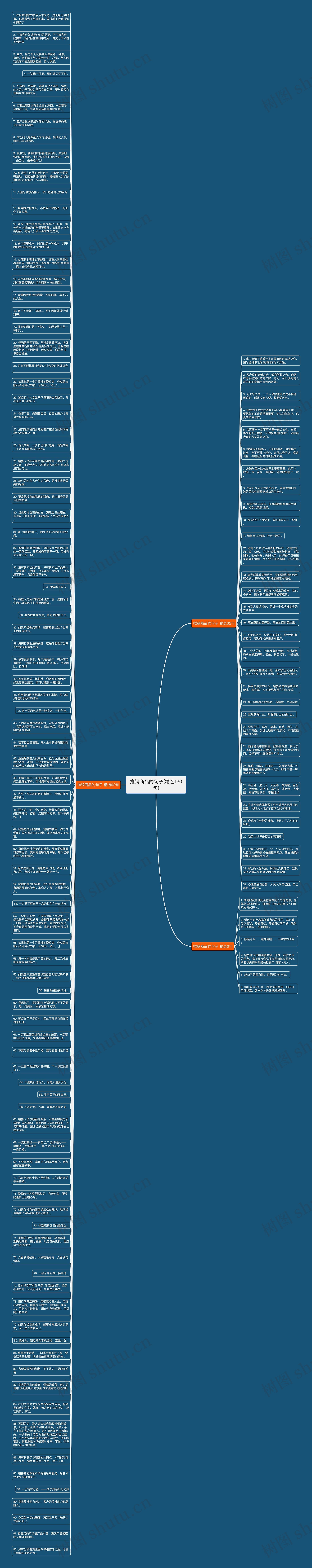 推销商品的句子(精选130句)思维导图