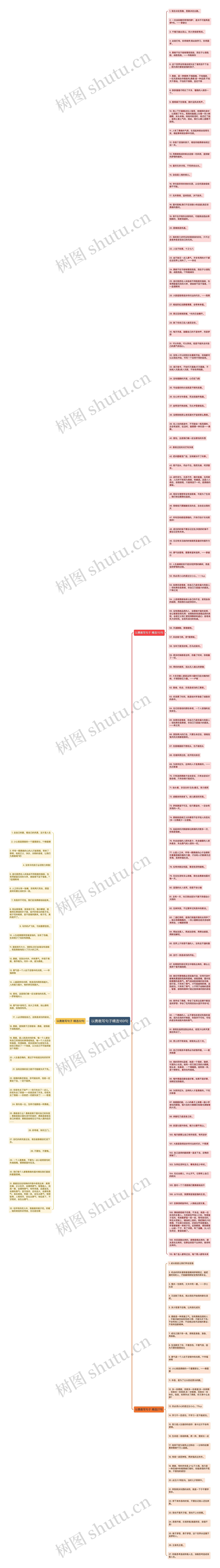 以勇敢写句子精选169句思维导图