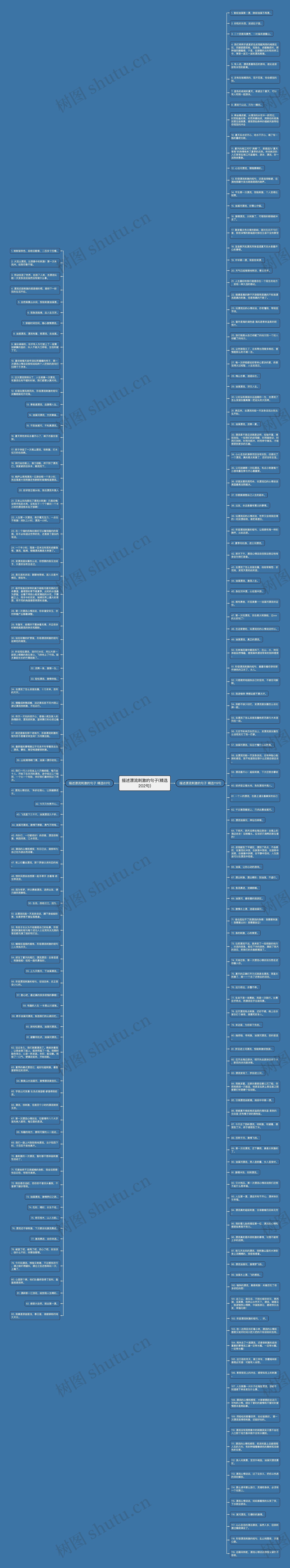 描述漂流刺激的句子(精选202句)思维导图