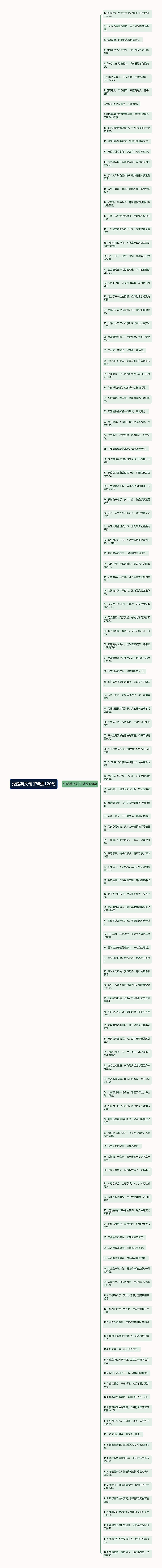 炫酷英文句子精选120句思维导图