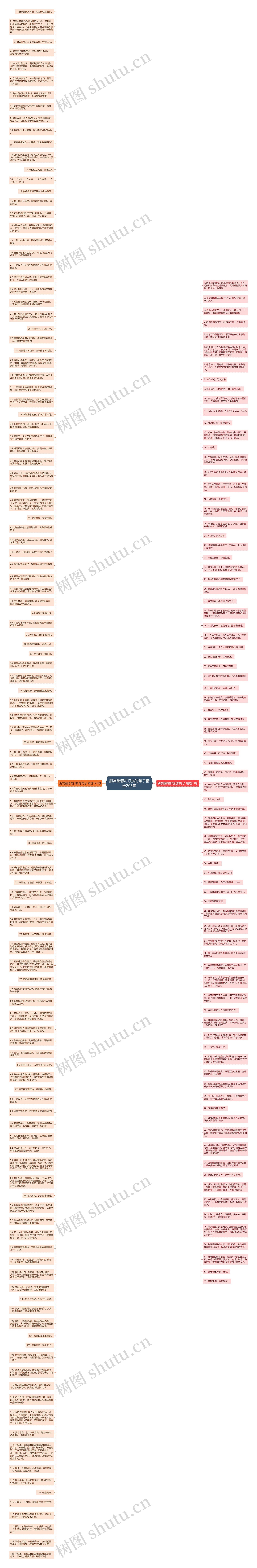 朋友圈请勿打扰的句子精选205句思维导图