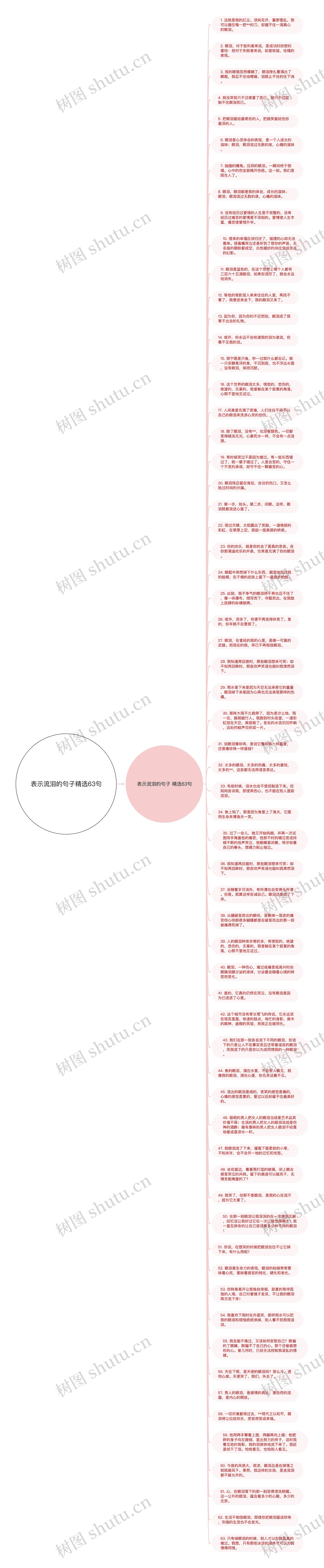 表示流泪的句子精选63句思维导图