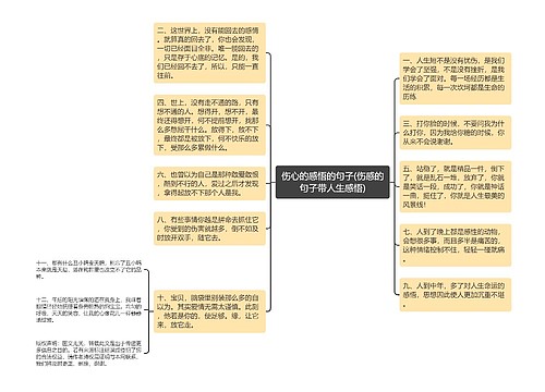 伤心的感悟的句子(伤感的句子带人生感悟)