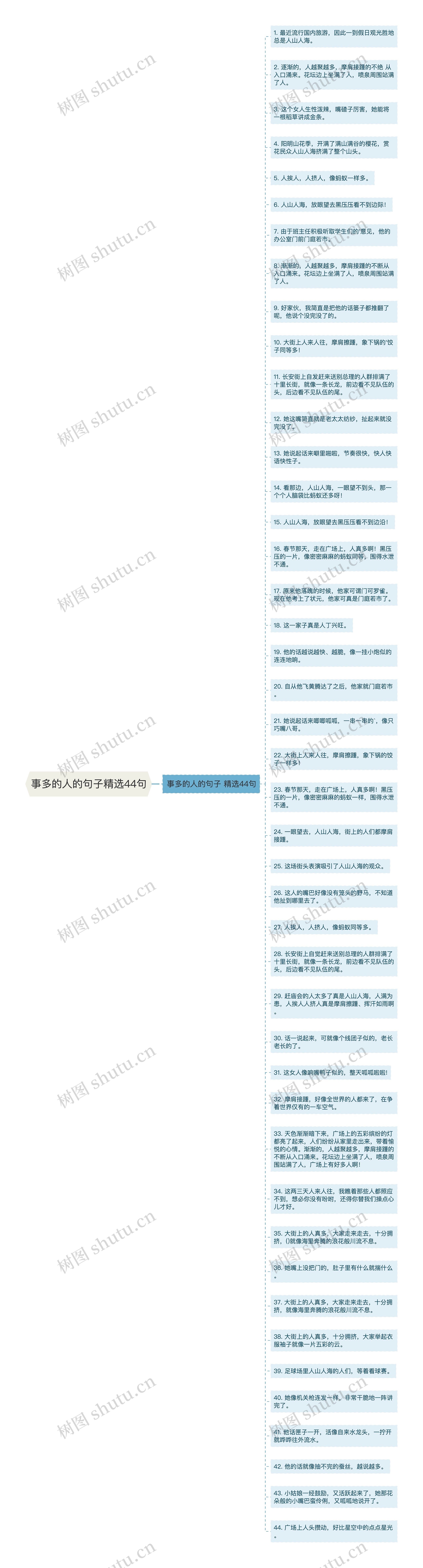 事多的人的句子精选44句