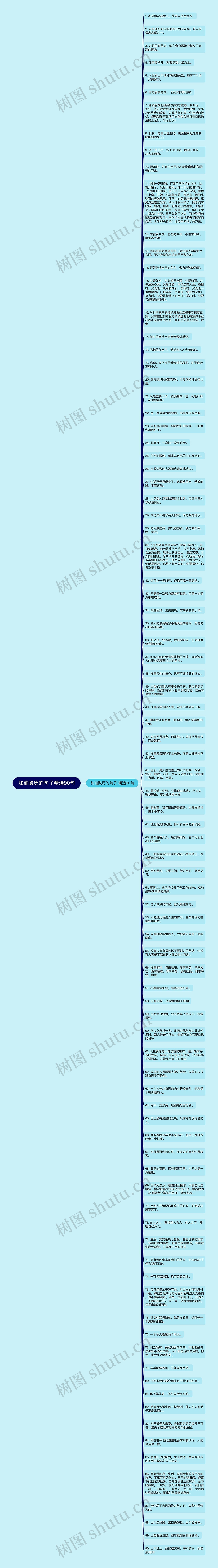 加油豉历的句子精选90句思维导图