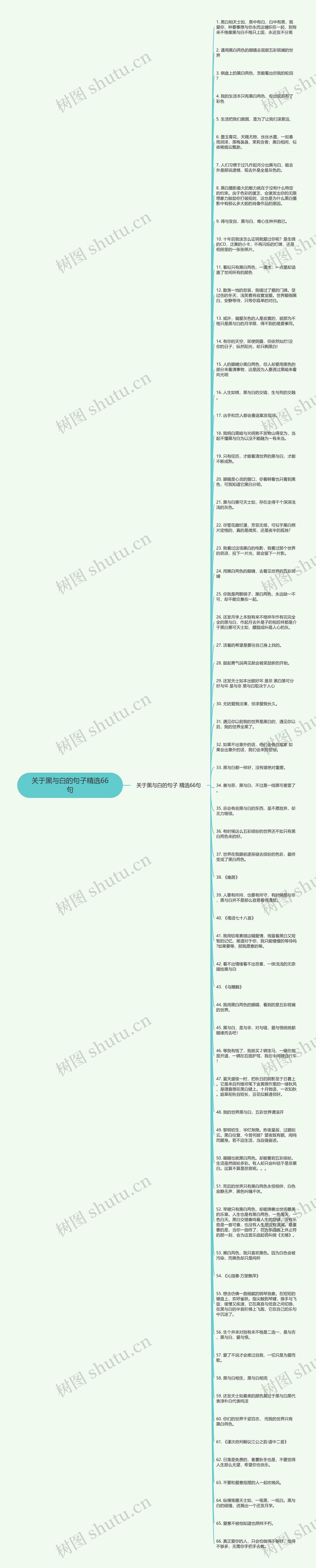 关于黑与白的句子精选66句