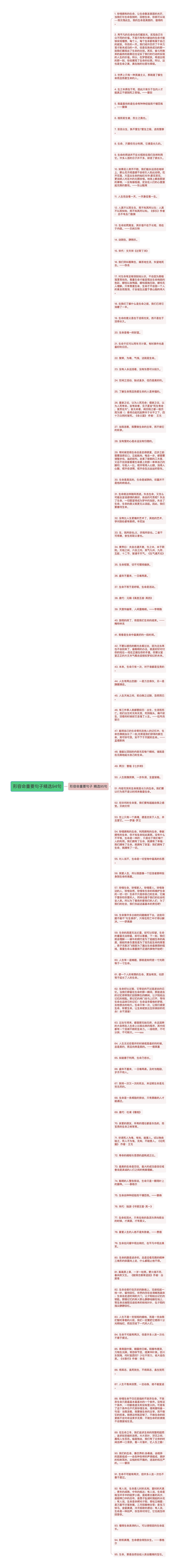 形容命重要句子精选94句思维导图