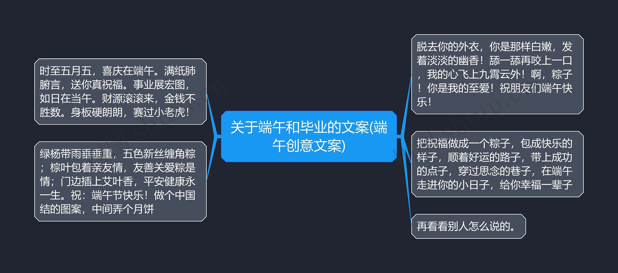 关于端午和毕业的文案(端午创意文案)