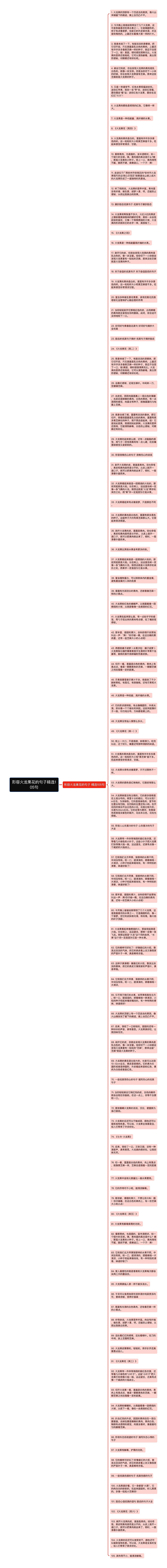 形容火龙果花的句子精选105句思维导图