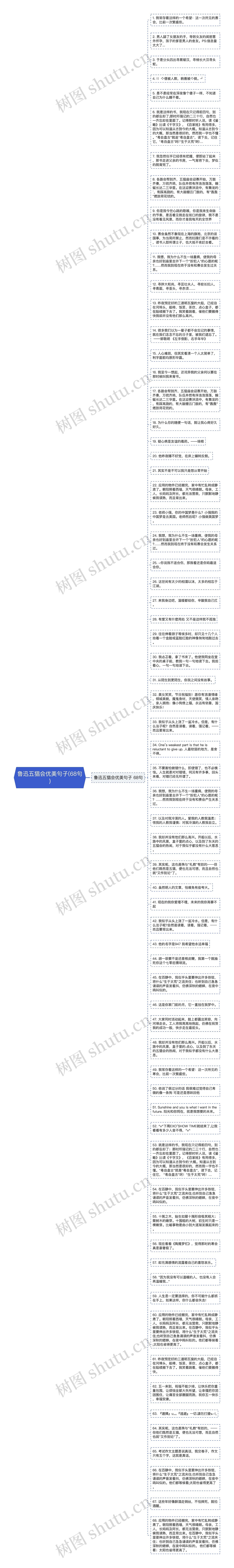 鲁迅五猖会优美句子(68句)