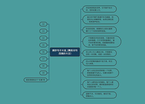 摘抄句子大全_(精美词句段摘抄大全)