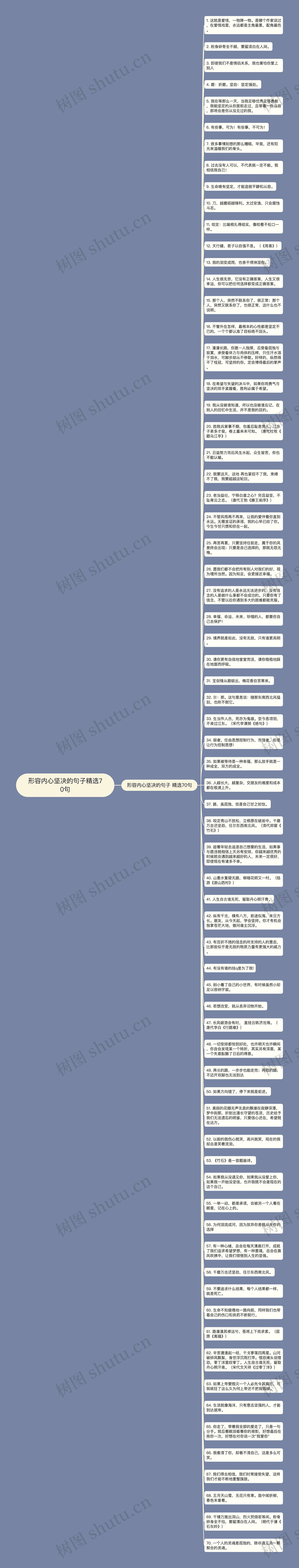 形容内心坚决的句子精选70句思维导图