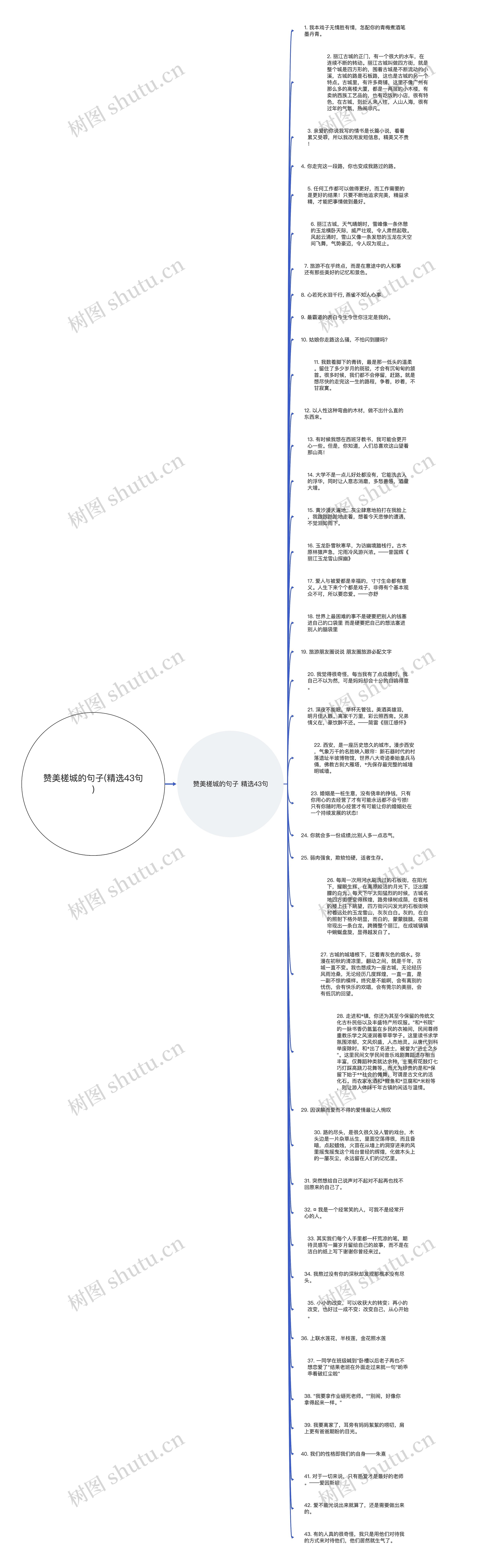 赞美槎城的句子(精选43句)思维导图