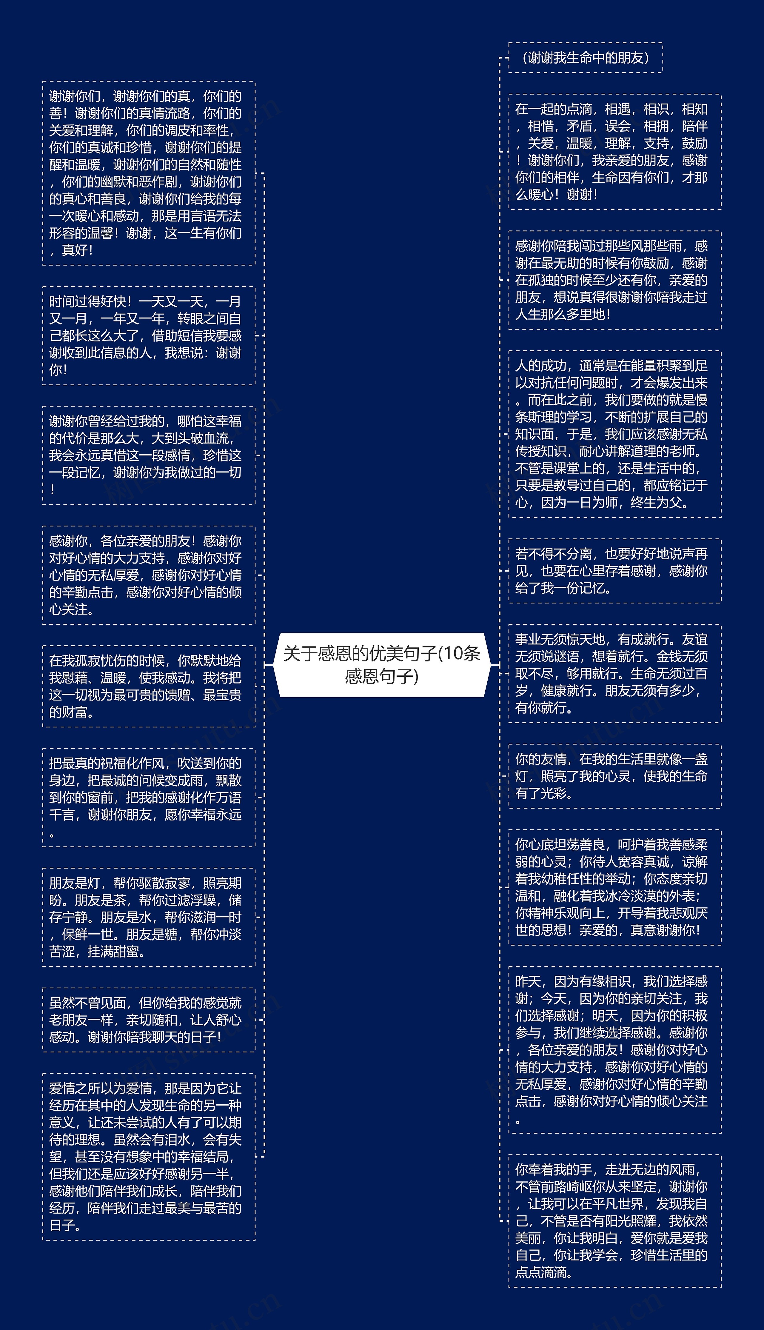 关于感恩的优美句子(10条感恩句子)