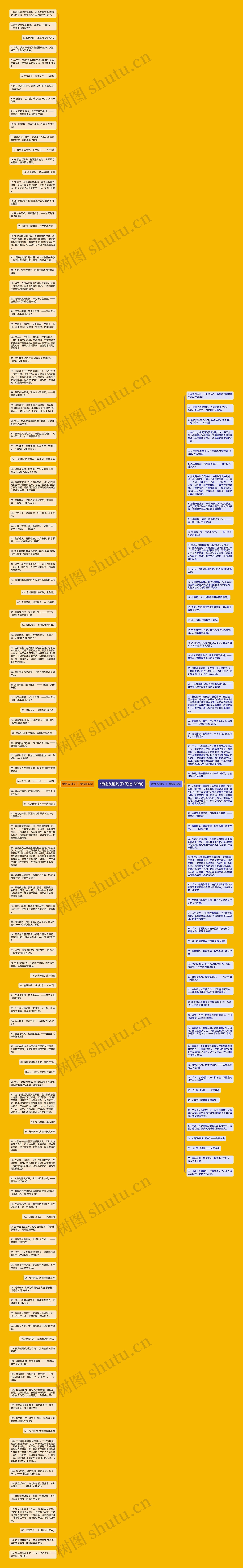 诗经友谊句子(优选169句)思维导图高清图 诗经友谊句子(优选169句)思维导图