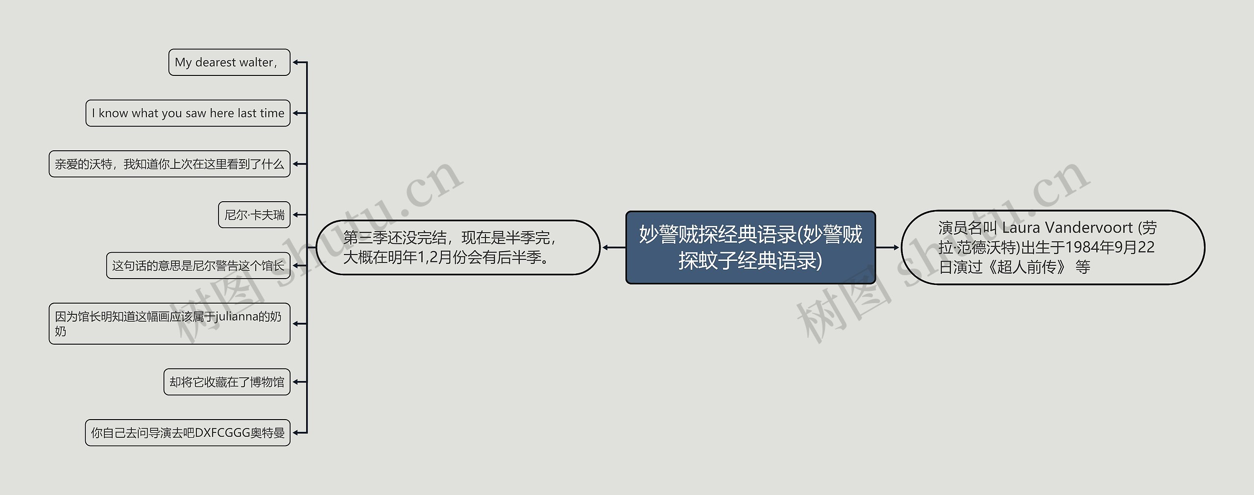 妙警贼探经典语录(妙警贼探蚊子经典语录)思维导图