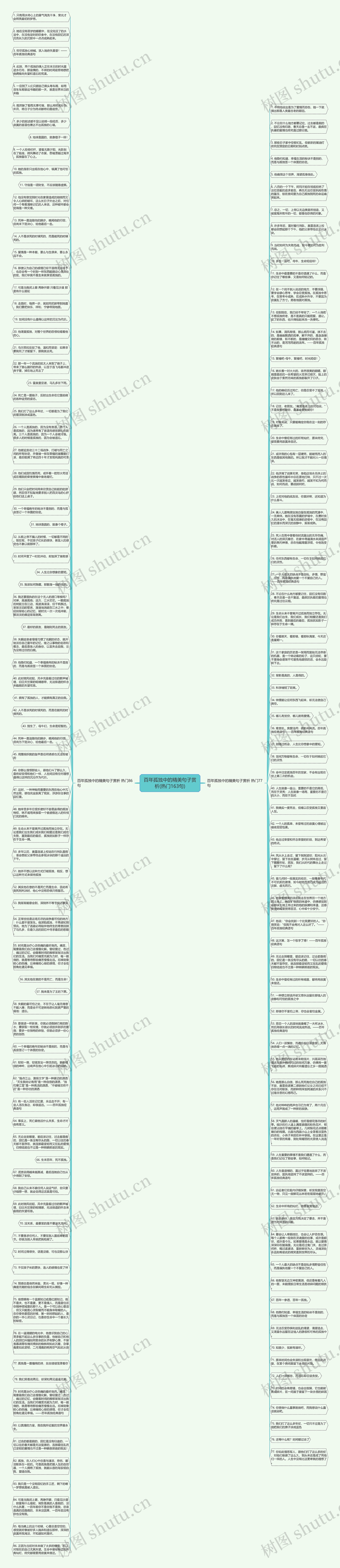 百年孤独中的精美句子赏析(热门163句)思维导图