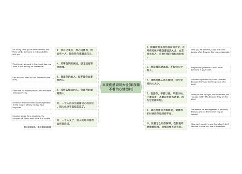 半夜伤感说说大全(半夜睡不着的心情图片)
