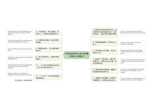 半夜伤感说说大全(半夜睡不着的心情图片)