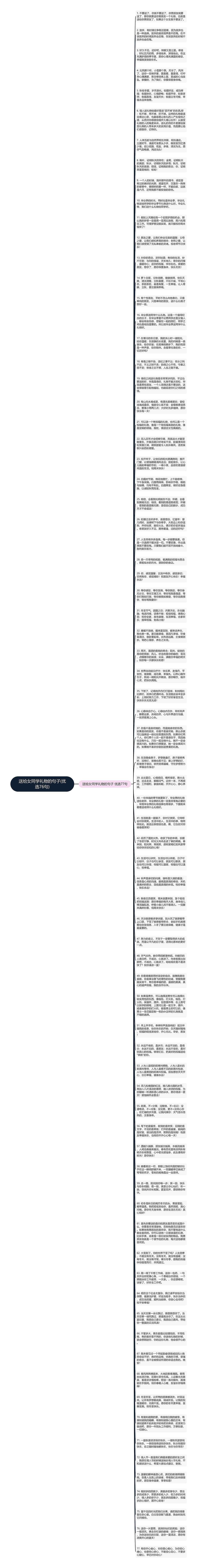 送给女同学礼物的句子(优选76句)