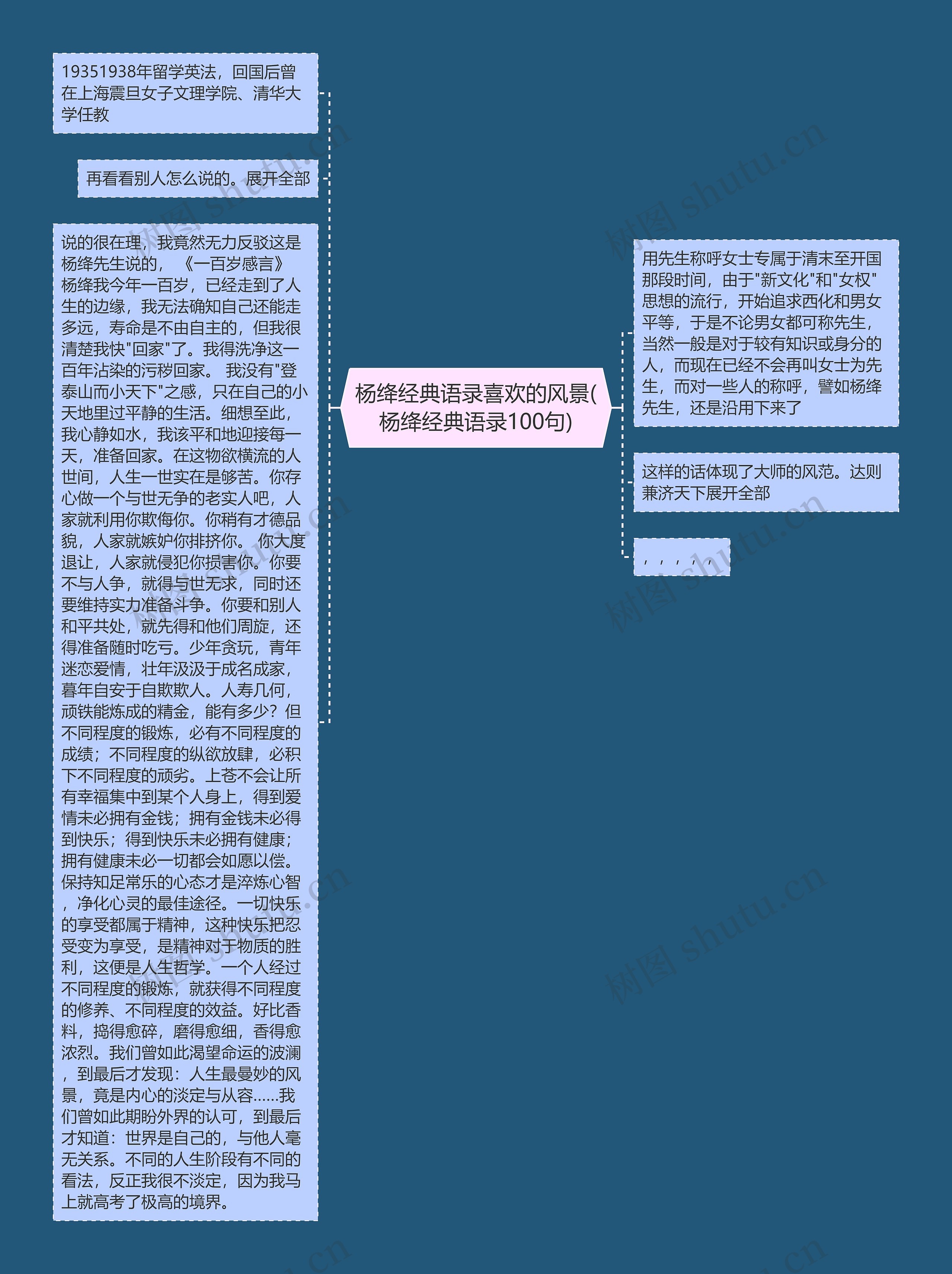 杨绛经典语录喜欢的风景(杨绛经典语录100句) 杨绛经典语录喜欢的风景(杨绛经典语录100句)
