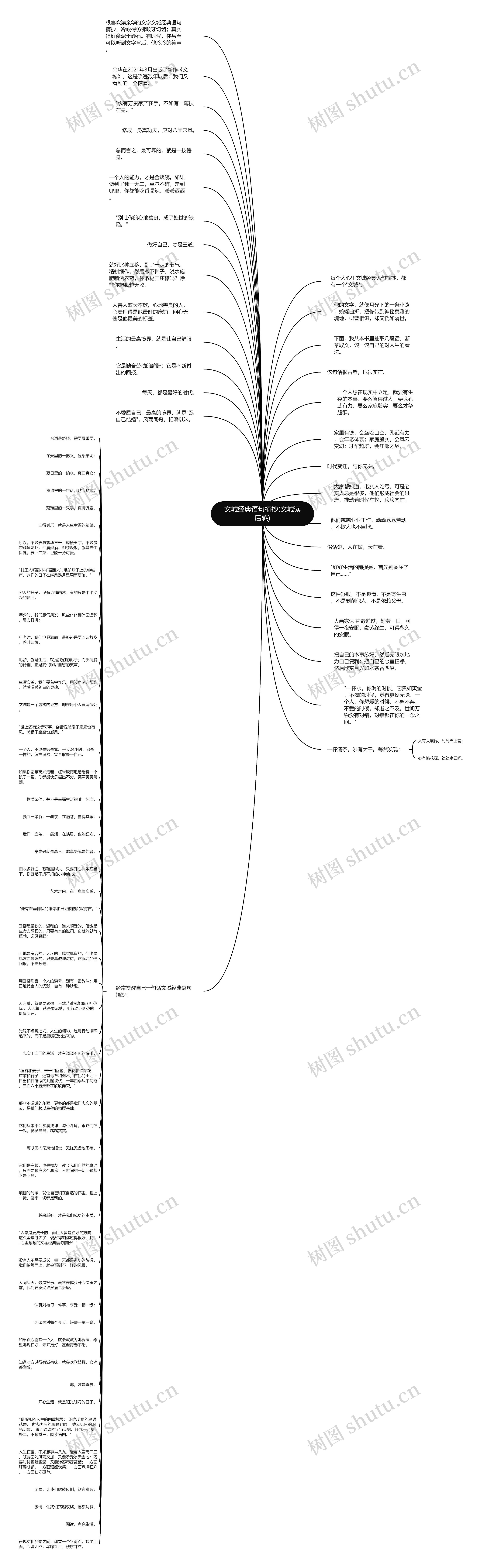 文城经典语句摘抄(文城读后感)思维导图