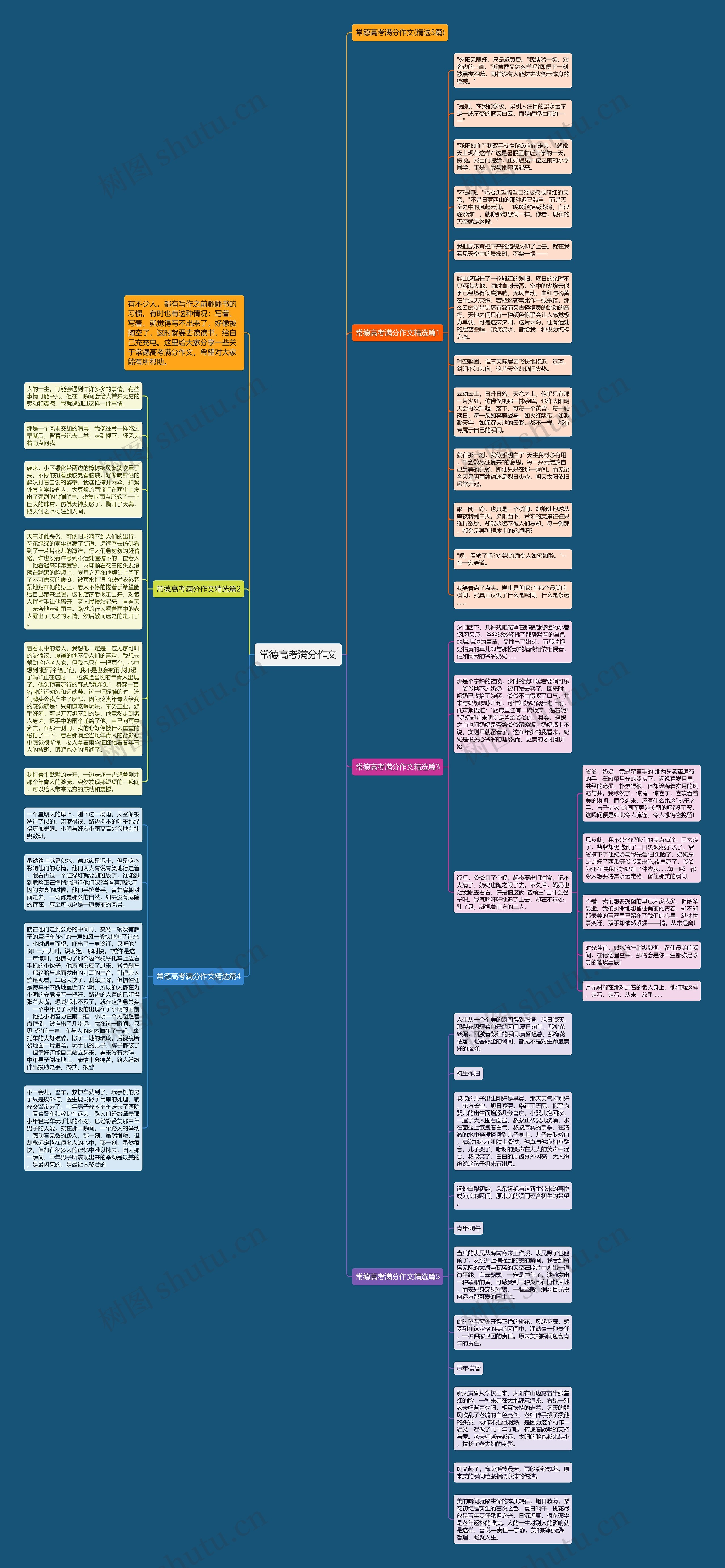 常德高考满分作文