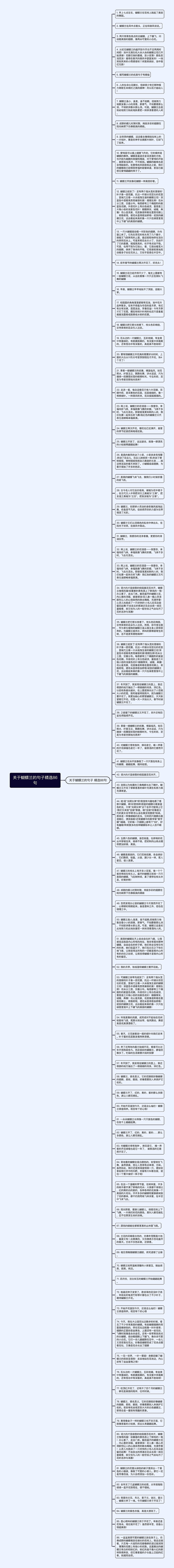 关于蝴蝶兰的句子精选86句思维导图