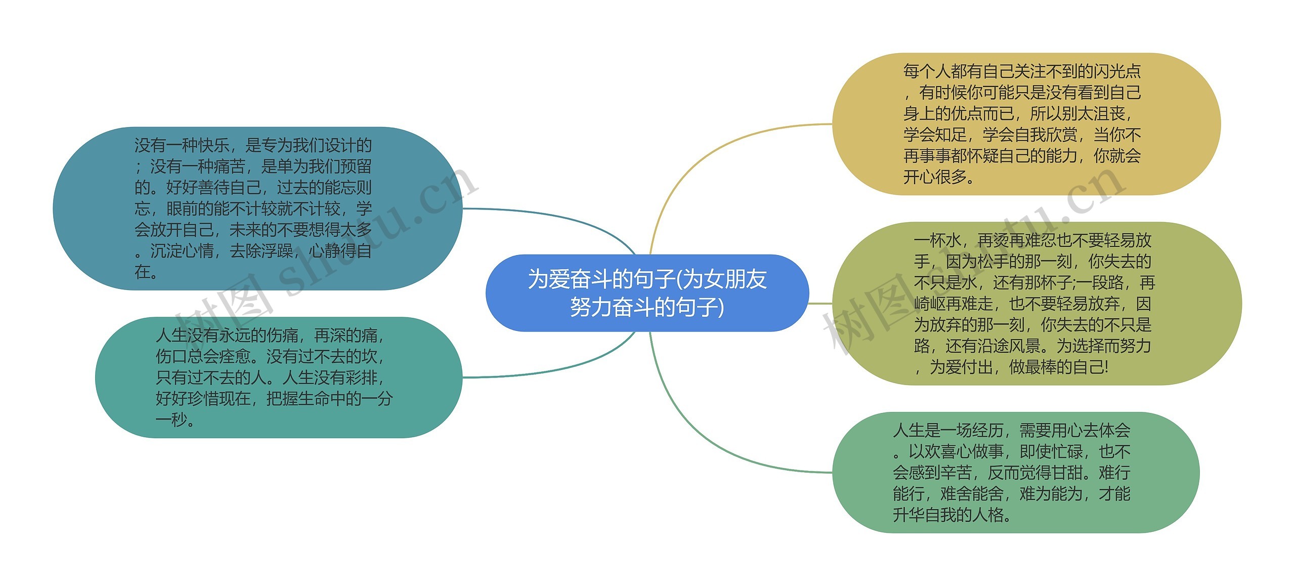 为爱奋斗的句子(为女朋友努力奋斗的句子)思维导图