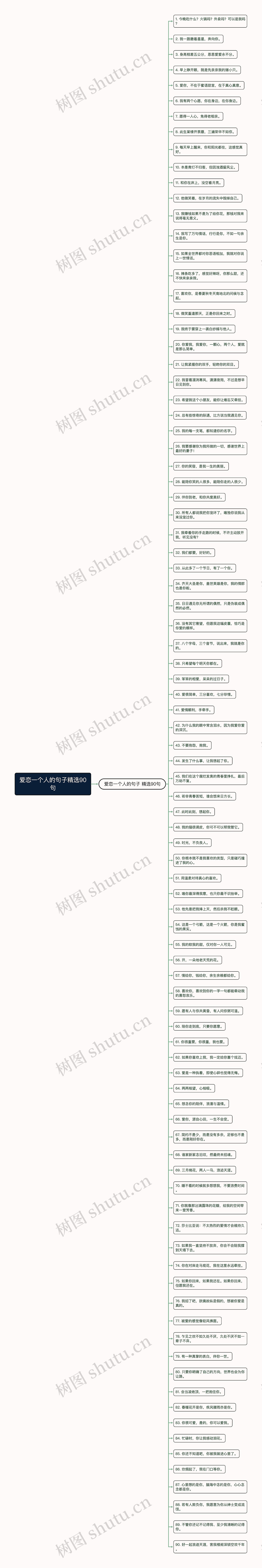 爱恋一个人的句子精选90句