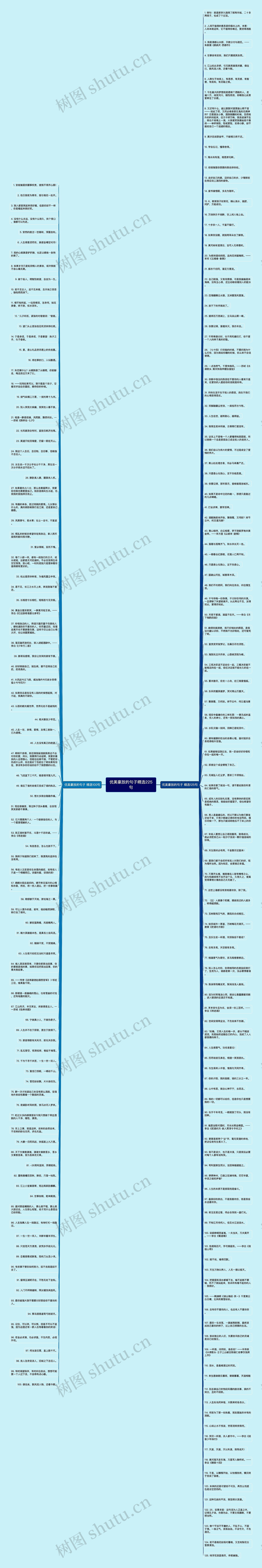 优美豪放的句子精选225句思维导图