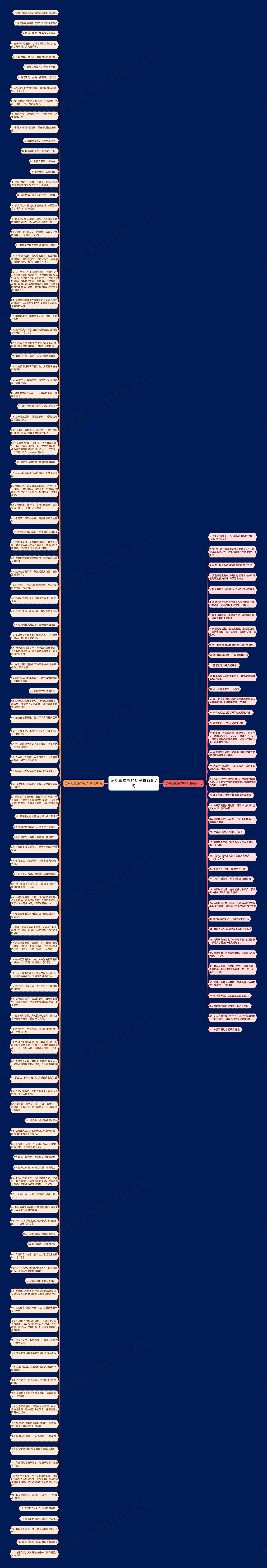 写给追星族的句子精选157句思维导图