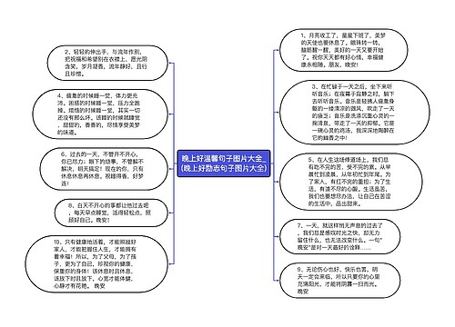 晚上好温馨句子图片大全_(晚上好励志句子图片大全)