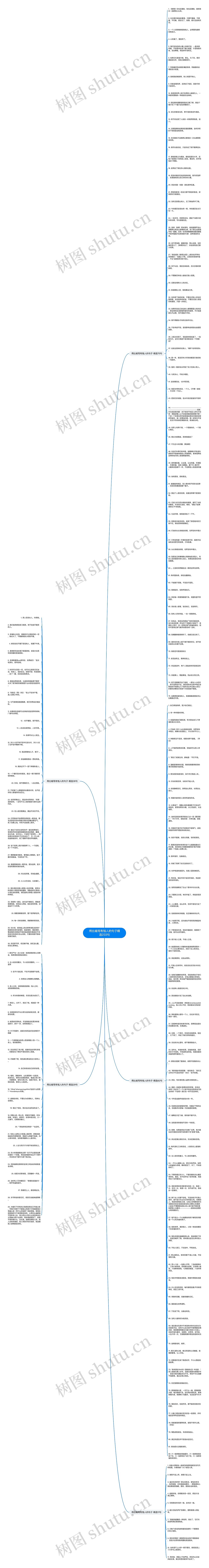 用比喻骂有钱人的句子精选233句思维导图