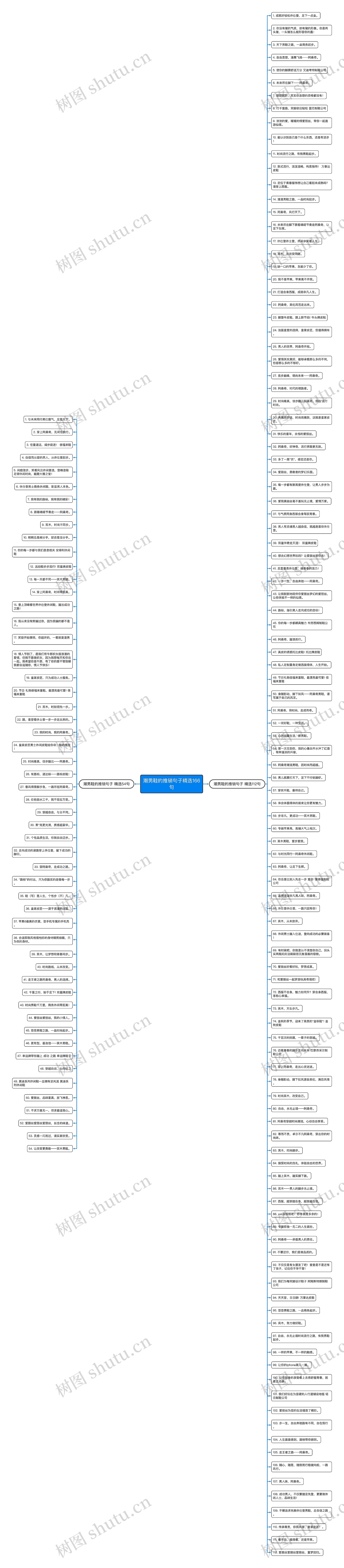 潮男鞋的推销句子精选166句思维导图