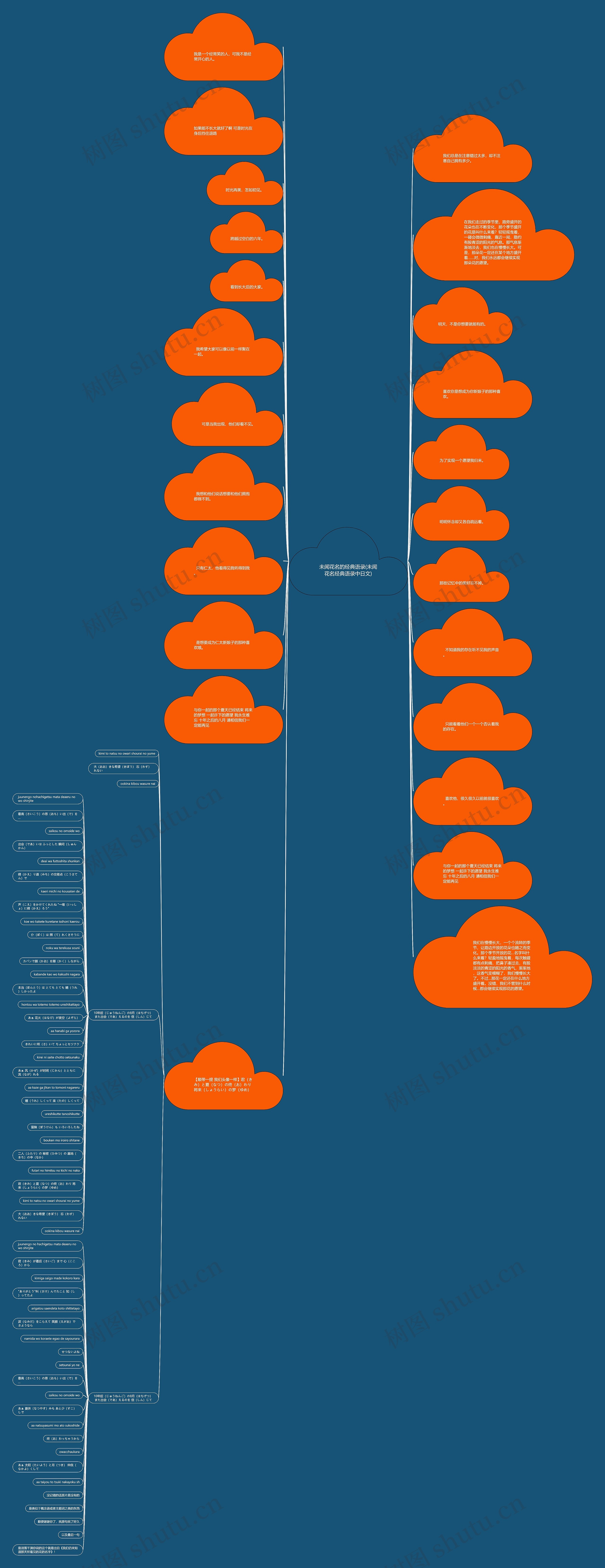 未闻花名的经典语录(未闻花名经典语录中日文)思维导图