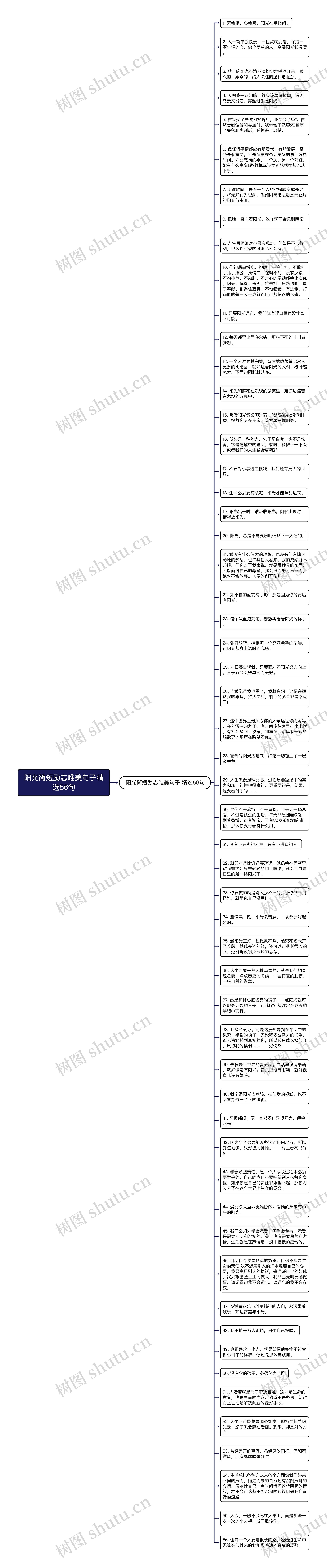 阳光简短励志唯美句子精选56句