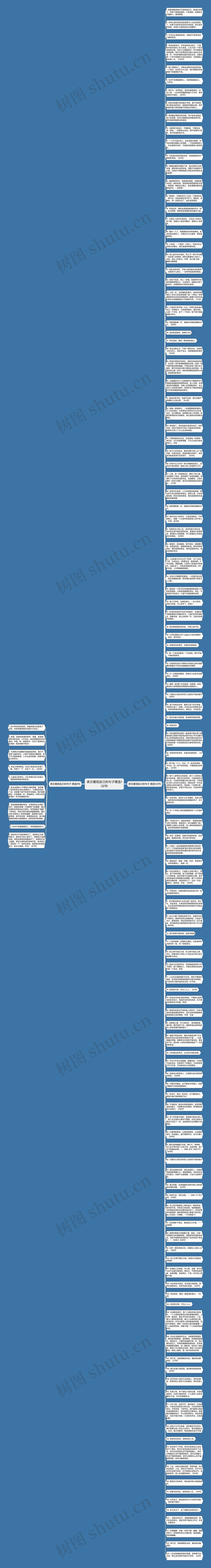 表示展现自己的句子精选132句思维导图