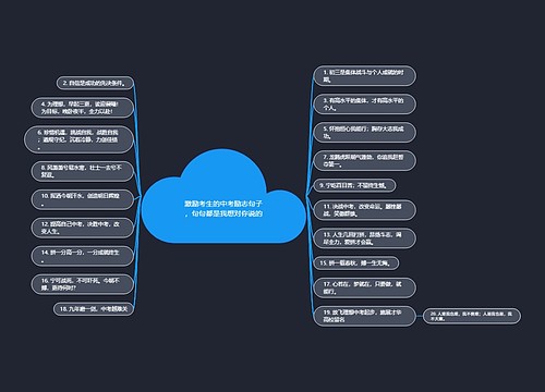 激励考生的中考励志句子，句句都是我想对你说的