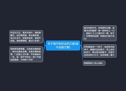 关于端午和毕业的文案(端午创意文案)