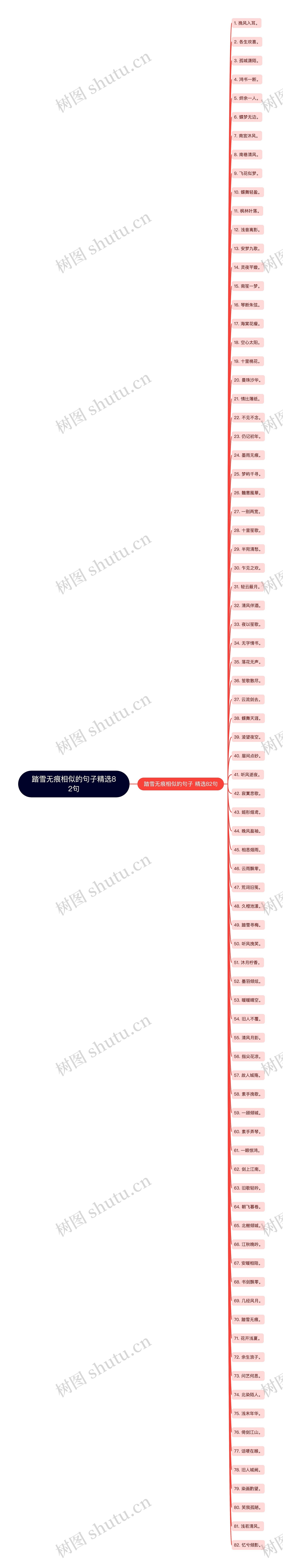 踏雪无痕相似的句子精选82句