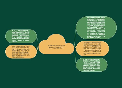 形容孝顺父母的说说【百善孝为先正能量句子】