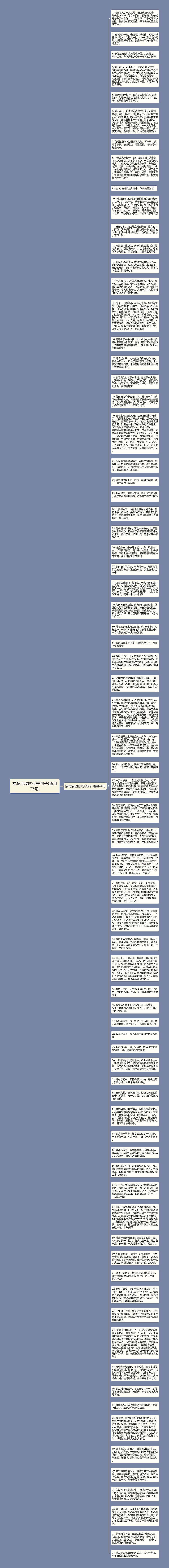 描写活动的优美句子(通用73句)