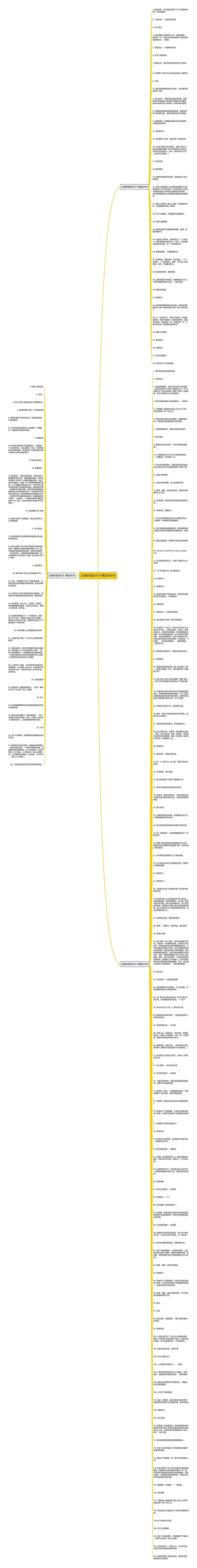 云南的歌会句子精选196句思维导图高清图 云南的歌会句子精选196句思维导图
