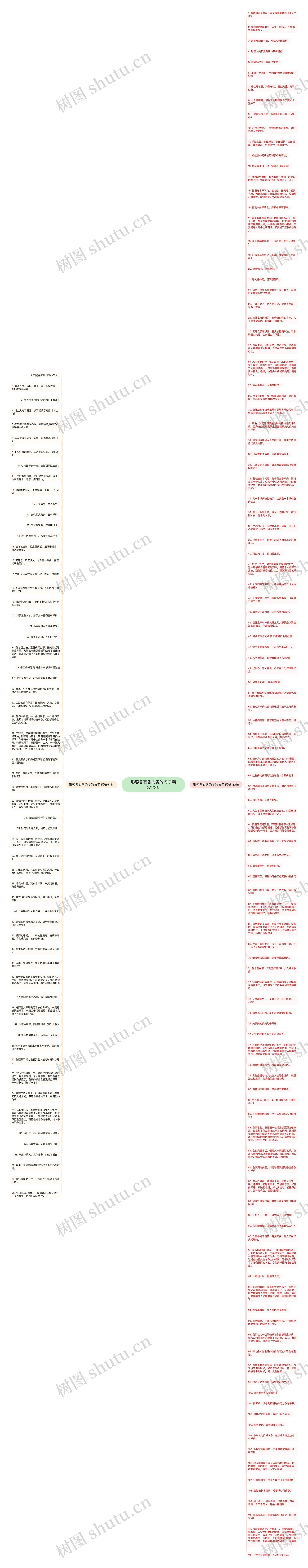 形容各有各的美的句子精选173句思维导图