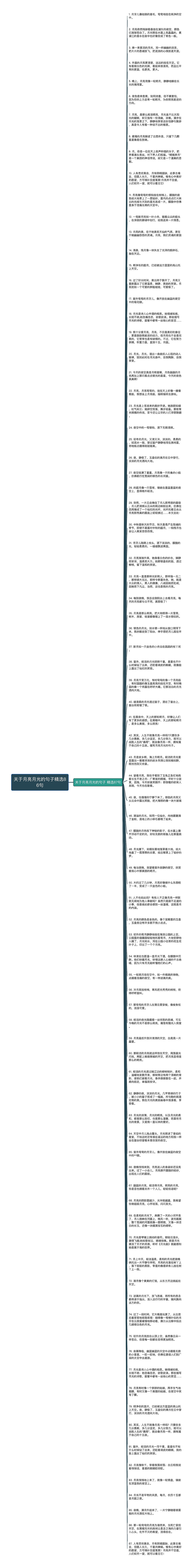 关于月亮月光的句子精选86句