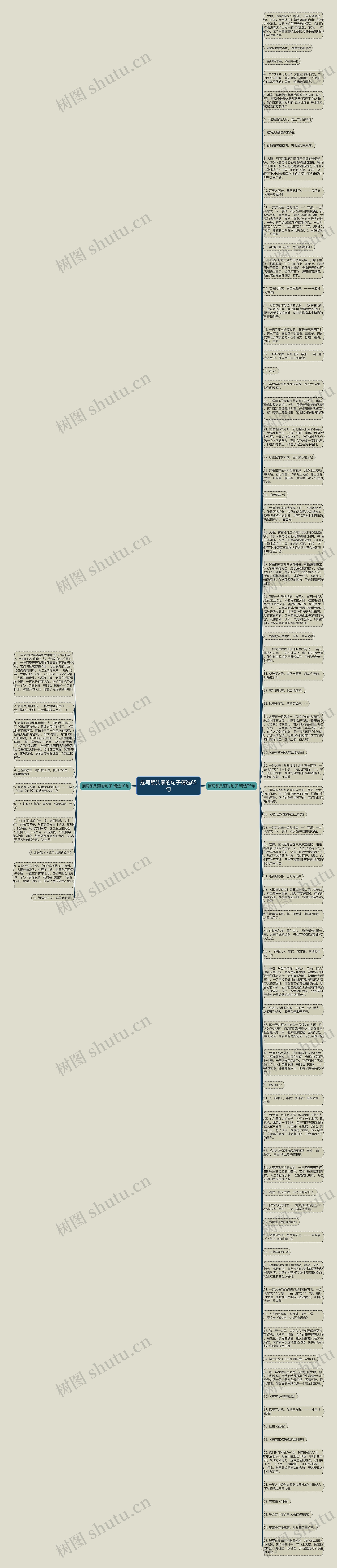 描写领头燕的句子精选85句思维导图