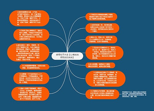 感悟句子大全【心情说说很现实的说说】